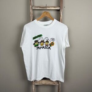 Vintage South Park Jamaica Rasta Park White‎ T Shirt Med